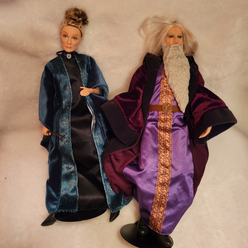 Harry Potter Dolls Dumbledore and Minerva McGonagal